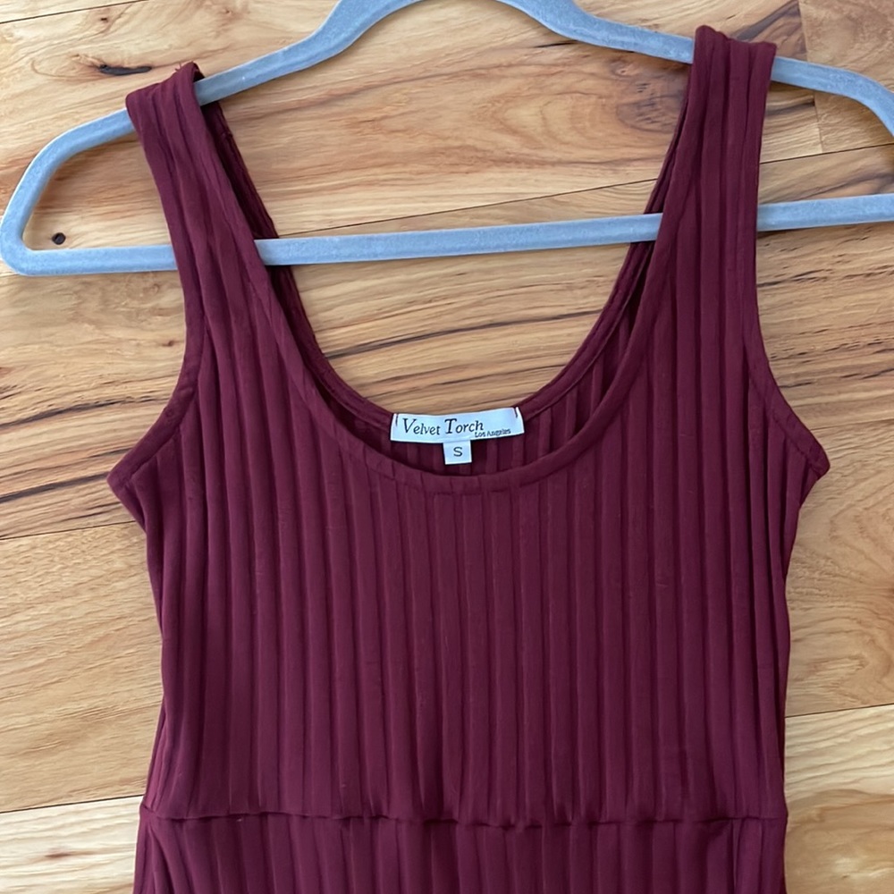 Ribbed Midi Dress - Picture 3 of 5
